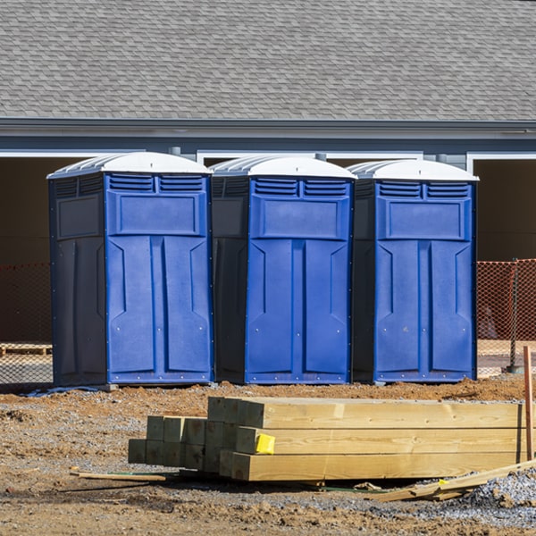 what is the cost difference between standard and deluxe portable restroom rentals in Battiest